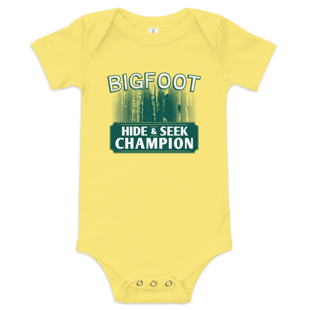 Bigfoot Hide And Seek Champion Kid's Onesie
