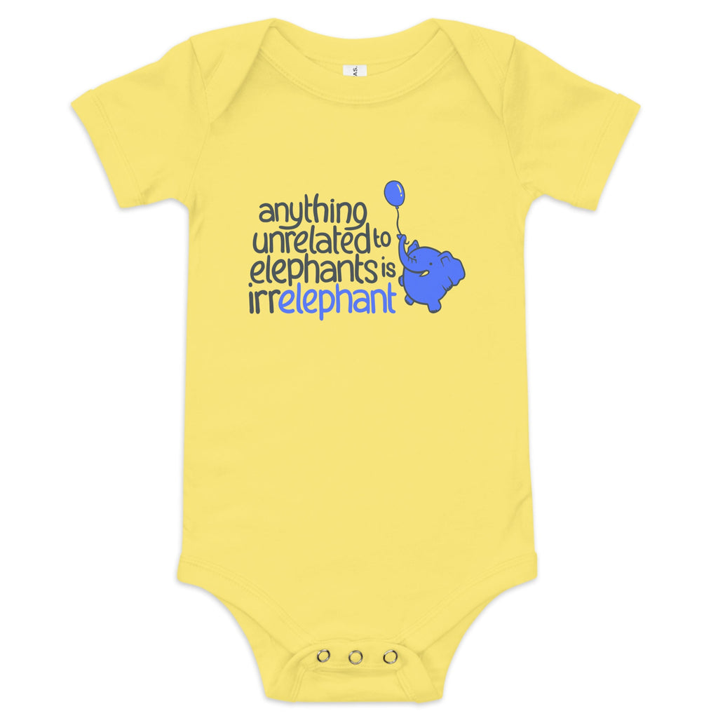 Anything Unrelated Elephants Kid's Onesie