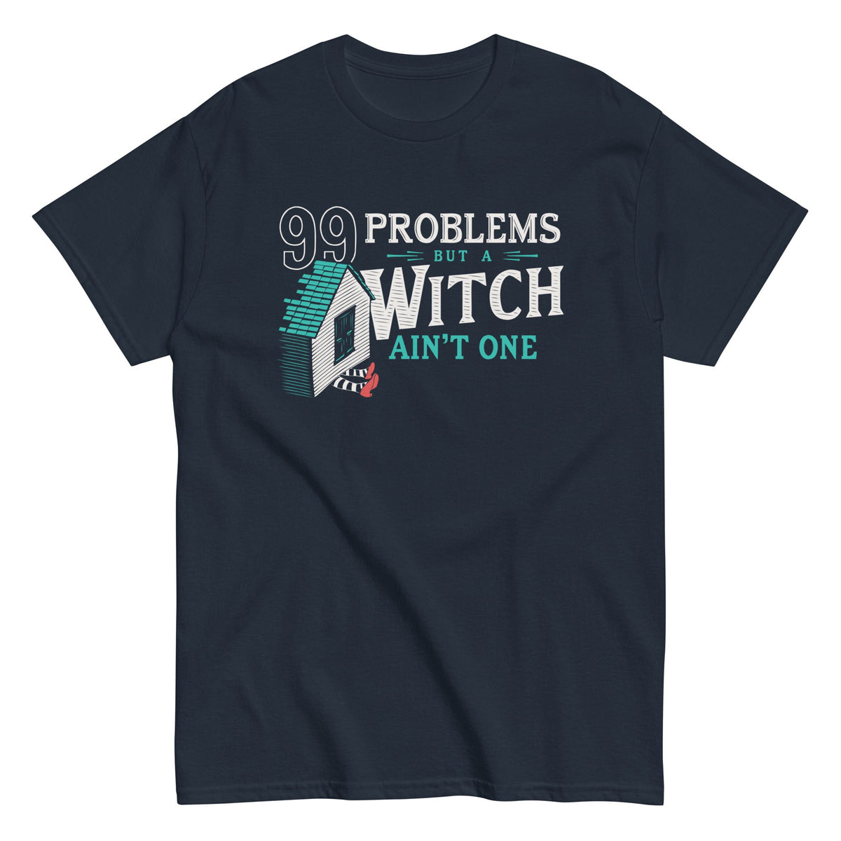 99 Problems But A Witch Ain't One Men's Classic Tee product image 3