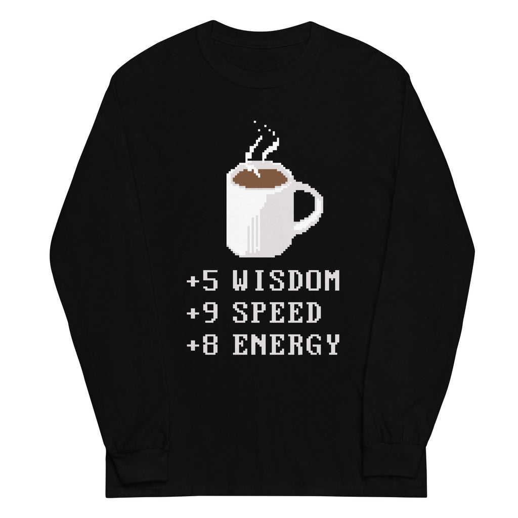 Coffee Plus To Stats Unisex Long Sleeve Tee product image 1