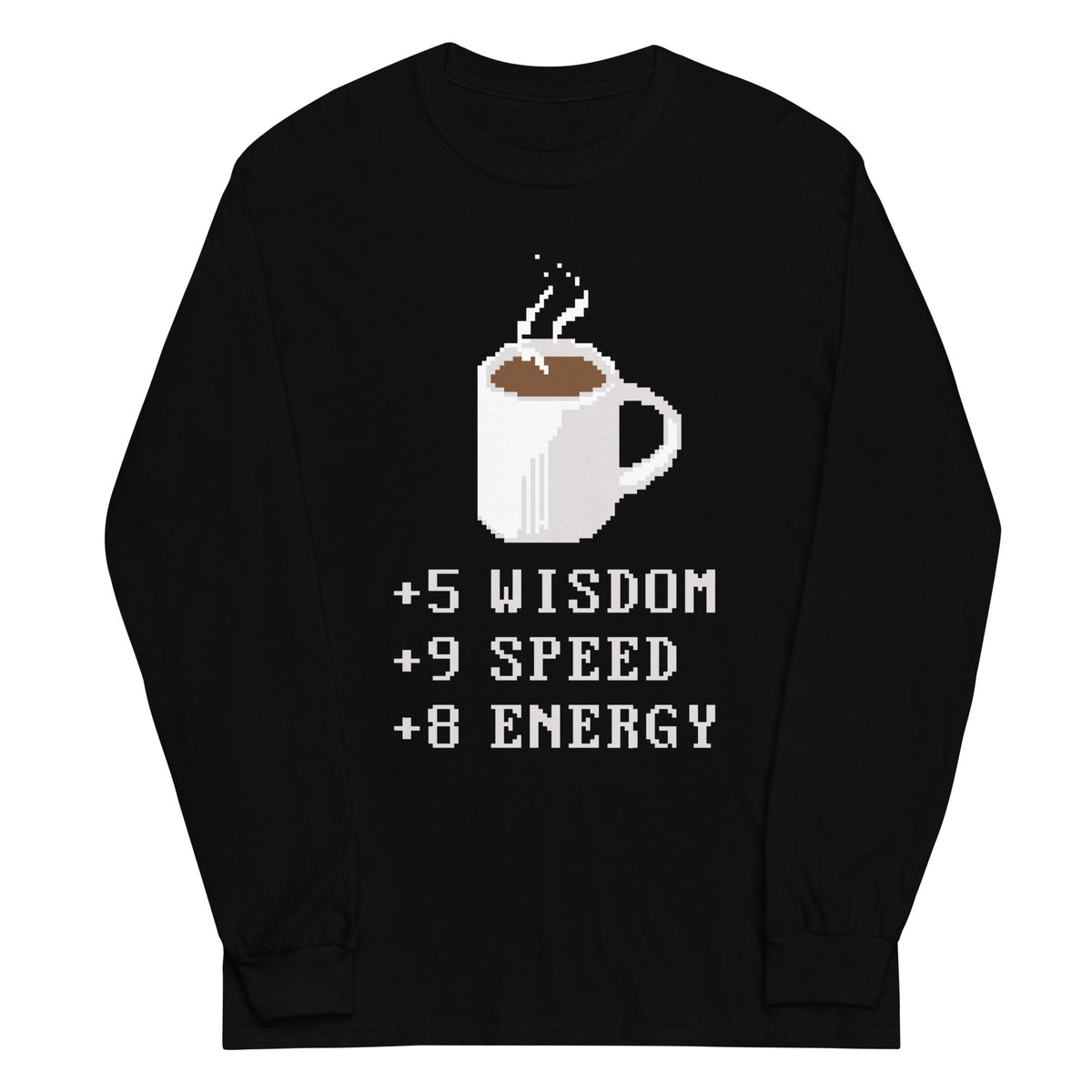 Coffee Plus To Stats Unisex Long Sleeve Tee product image 1