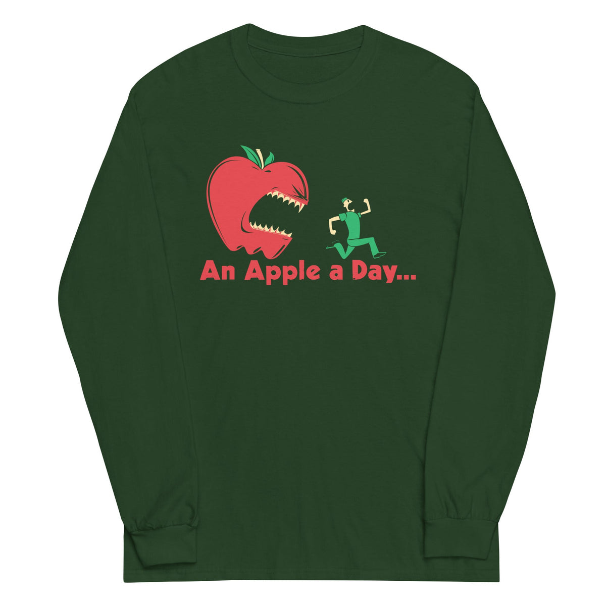 An Apple A Day... Unisex Long Sleeve Tee product image 3