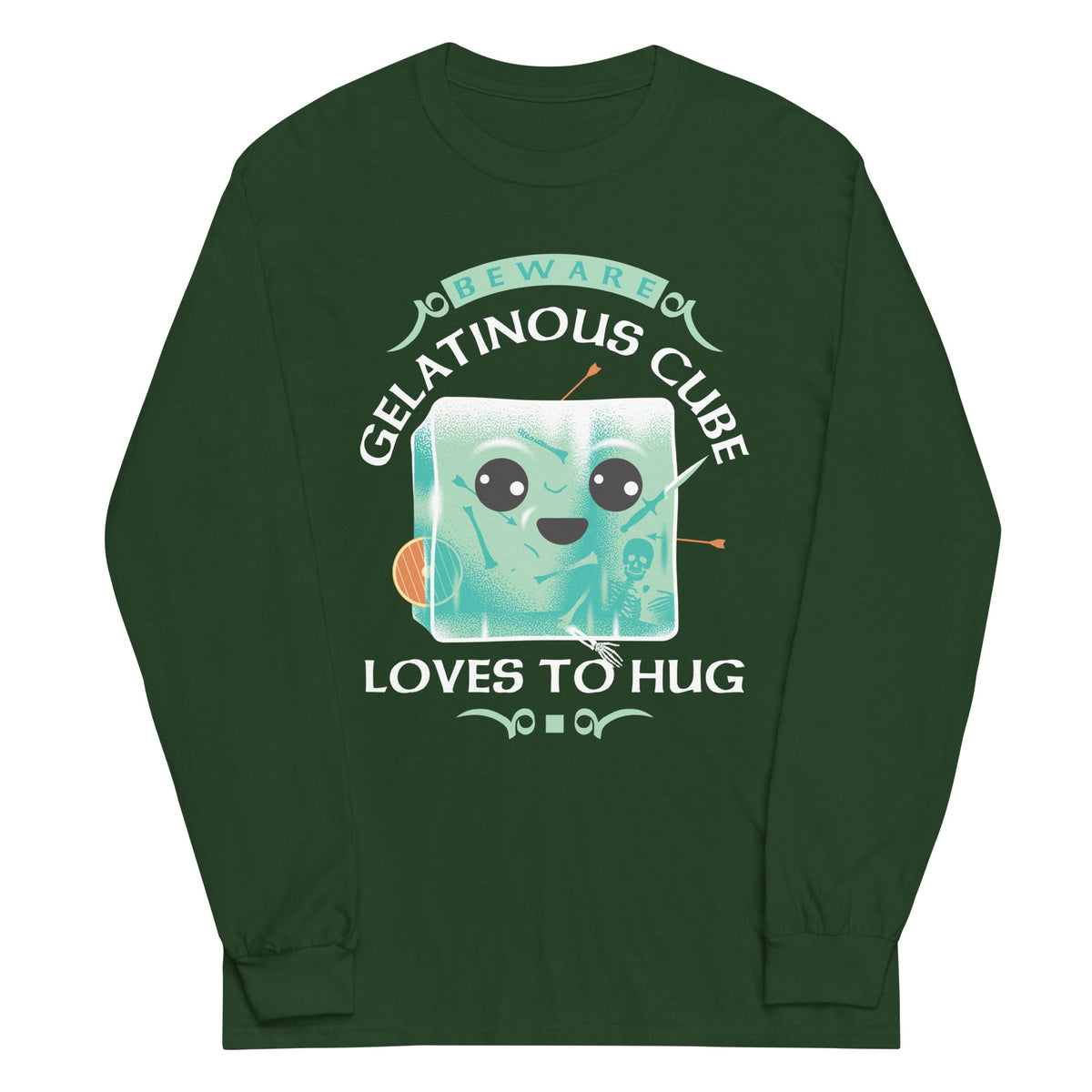 Gelatinous Cube Loves To Hug Unisex Long Sleeve Tee product image 3