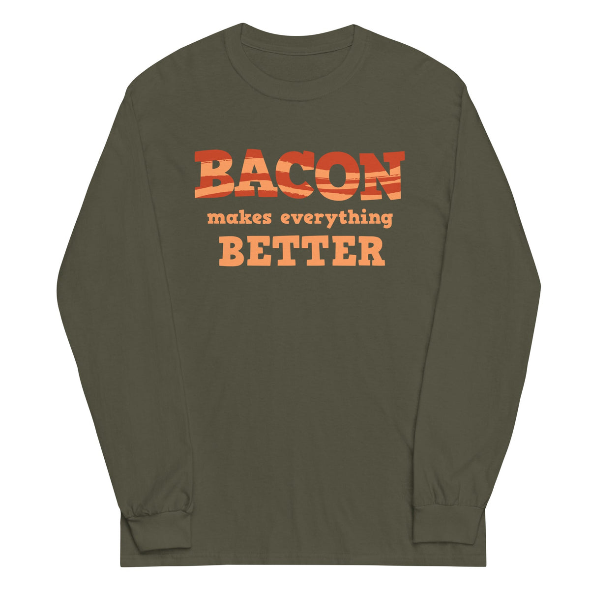 Bacon Makes Everything Better Unisex Long Sleeve Tee product image 5