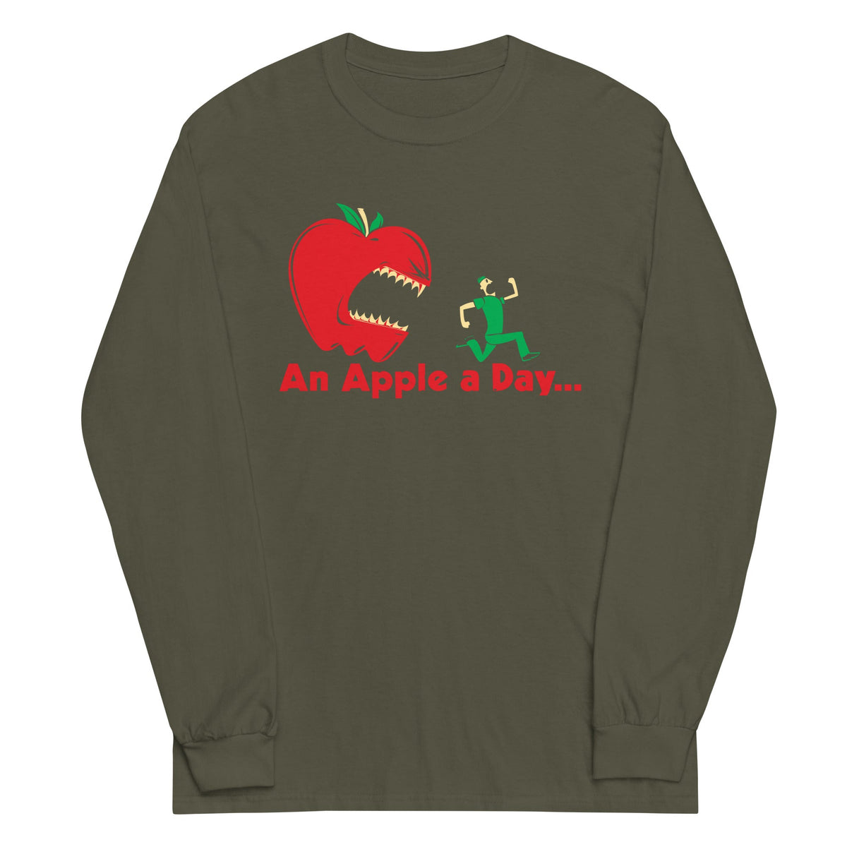 An Apple A Day... Unisex Long Sleeve Tee product image 4