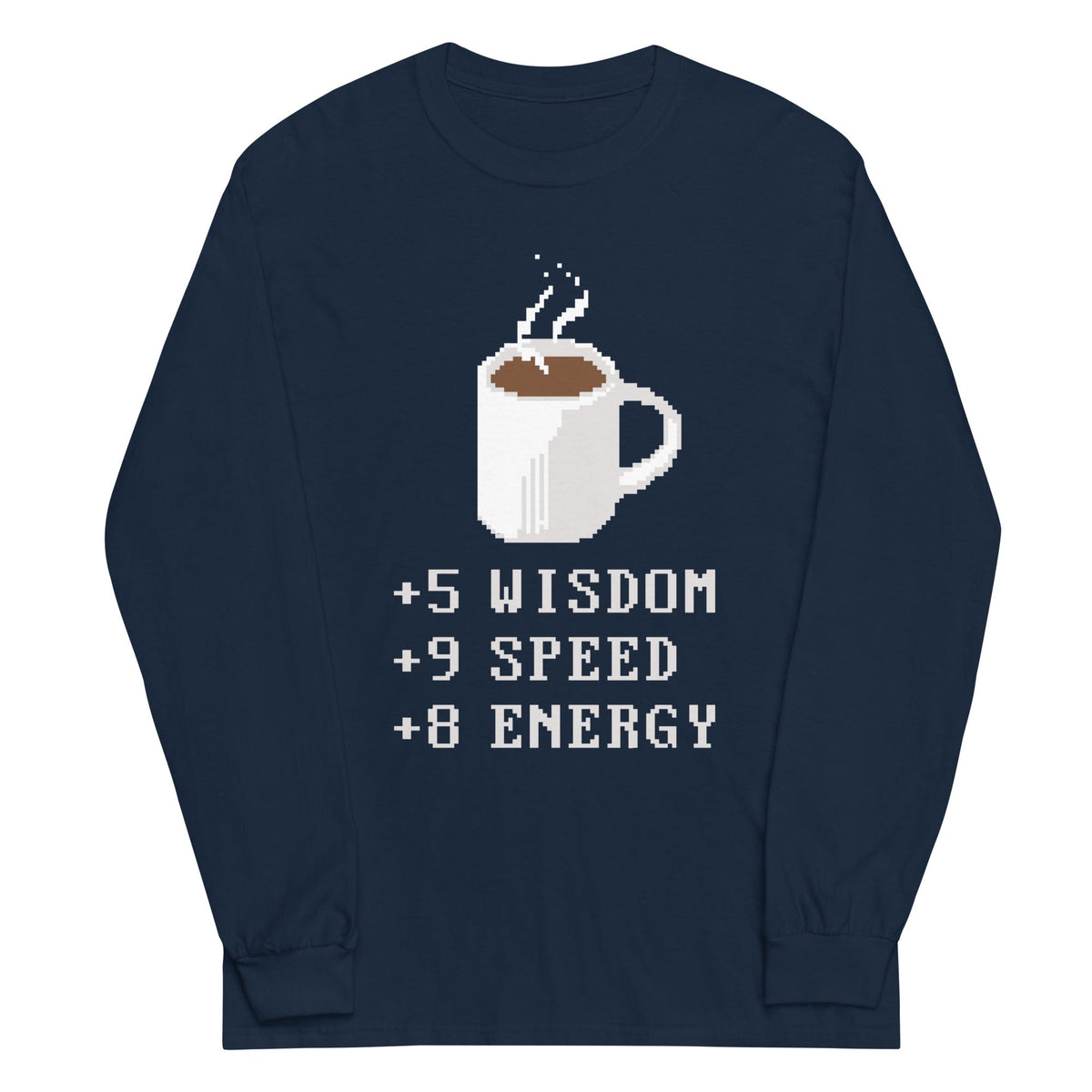 Coffee Plus To Stats Unisex Long Sleeve Tee product image 2