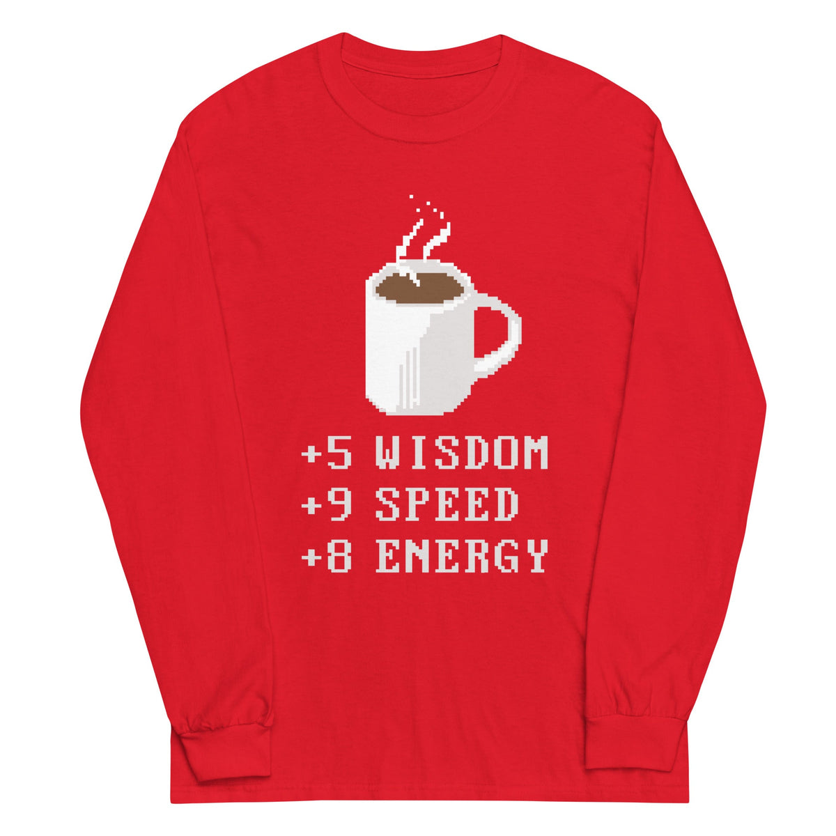 Coffee Plus To Stats Unisex Long Sleeve Tee product image 5