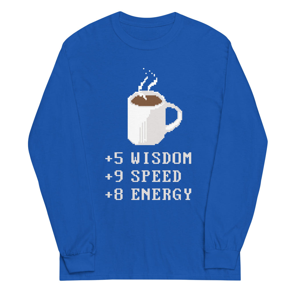 Coffee Plus To Stats Unisex Long Sleeve Tee product image 6