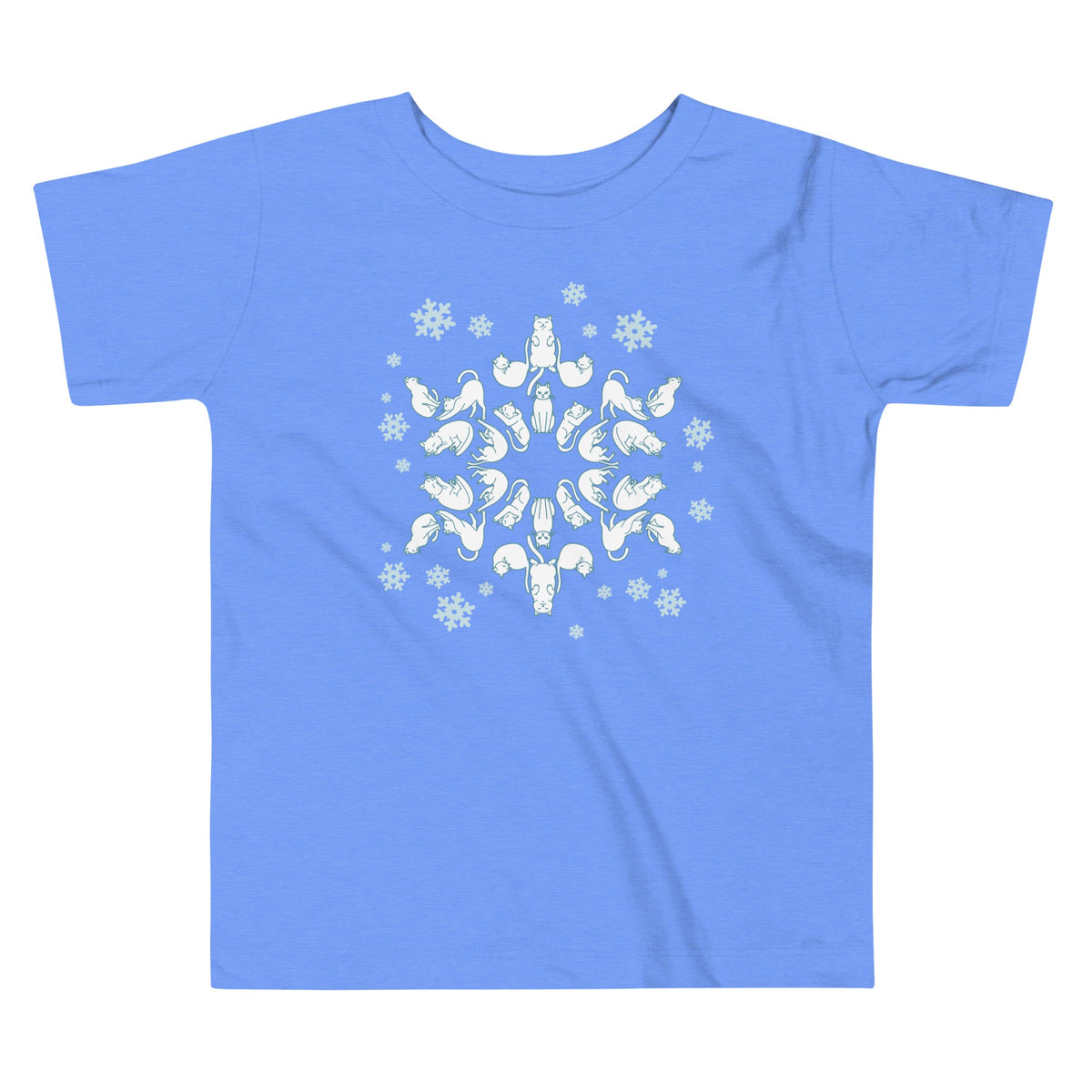 Cat Snowflake Kid's Toddler Tee product image 2