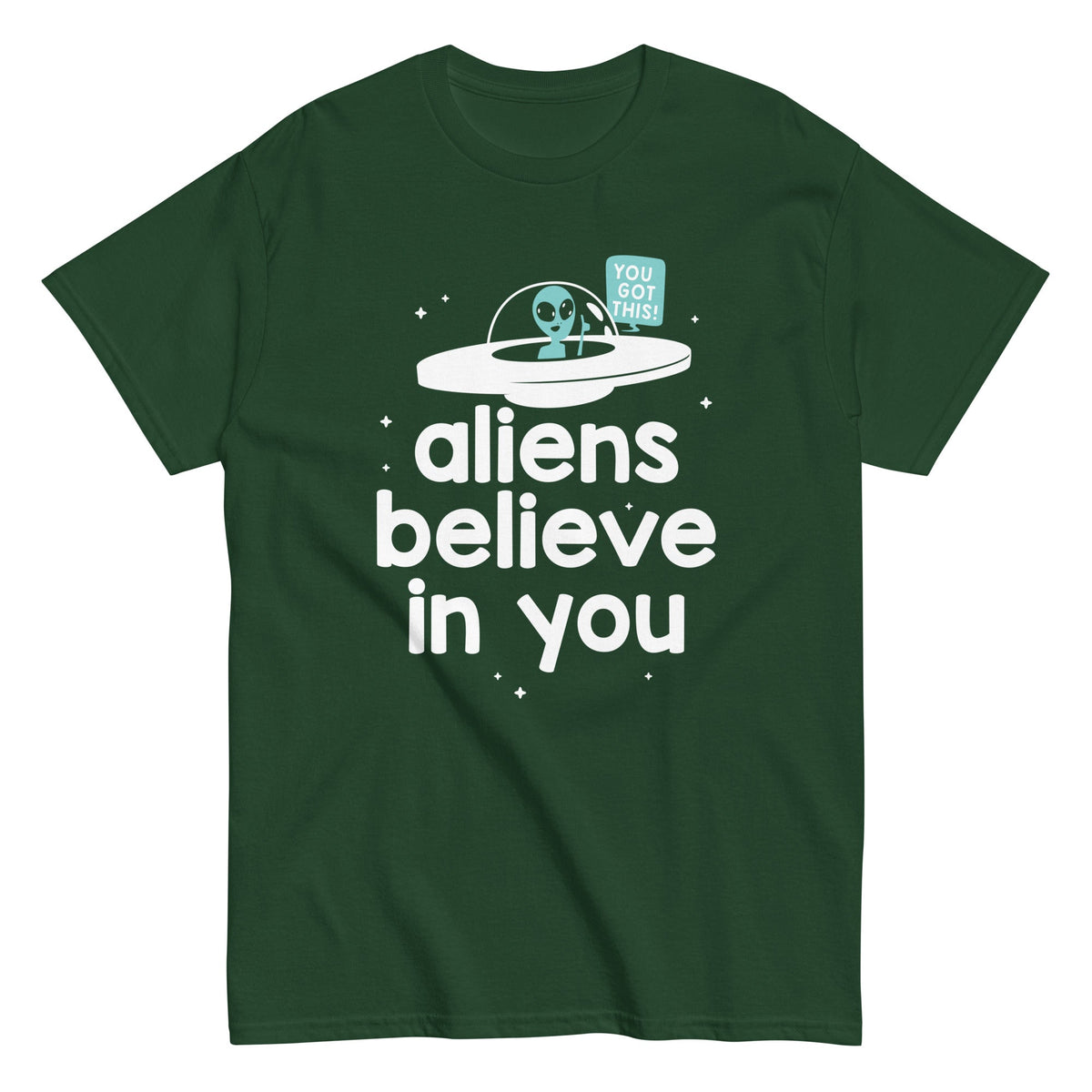 Aliens Believe In You Men's Classic Tee product image 5