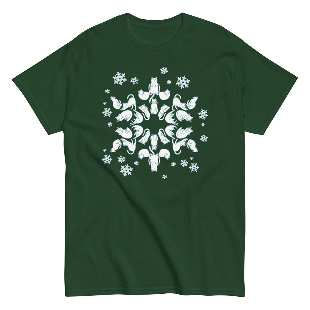 Cat Snowflake Men's Classic Tee product image 5