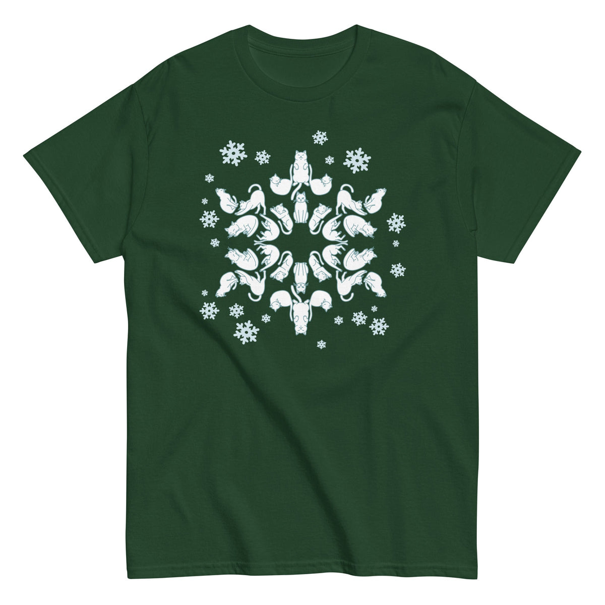 Cat Snowflake Men's Classic Tee product image 5