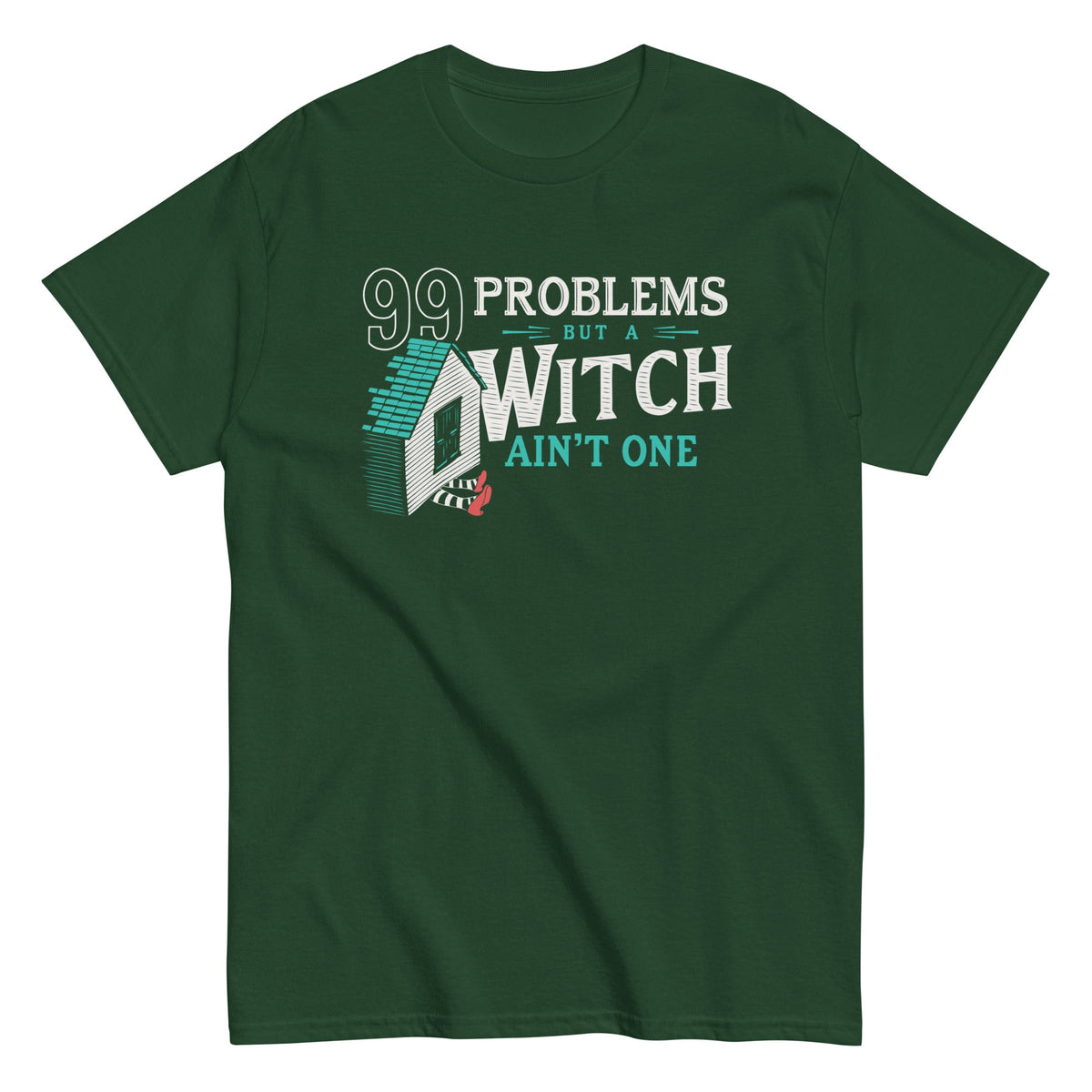 99 Problems But A Witch Ain't One Men's Classic Tee product image 4