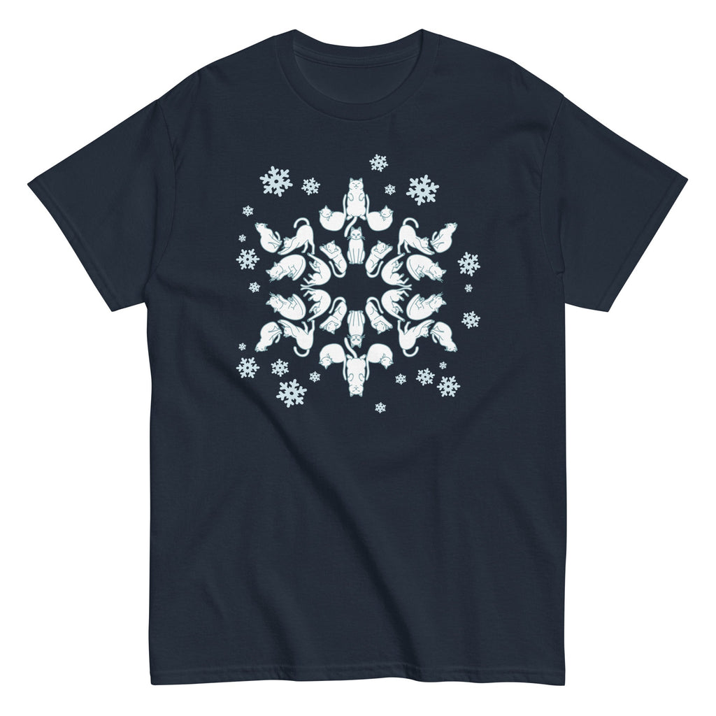 Cat Snowflake Men's Classic Tee product image 3