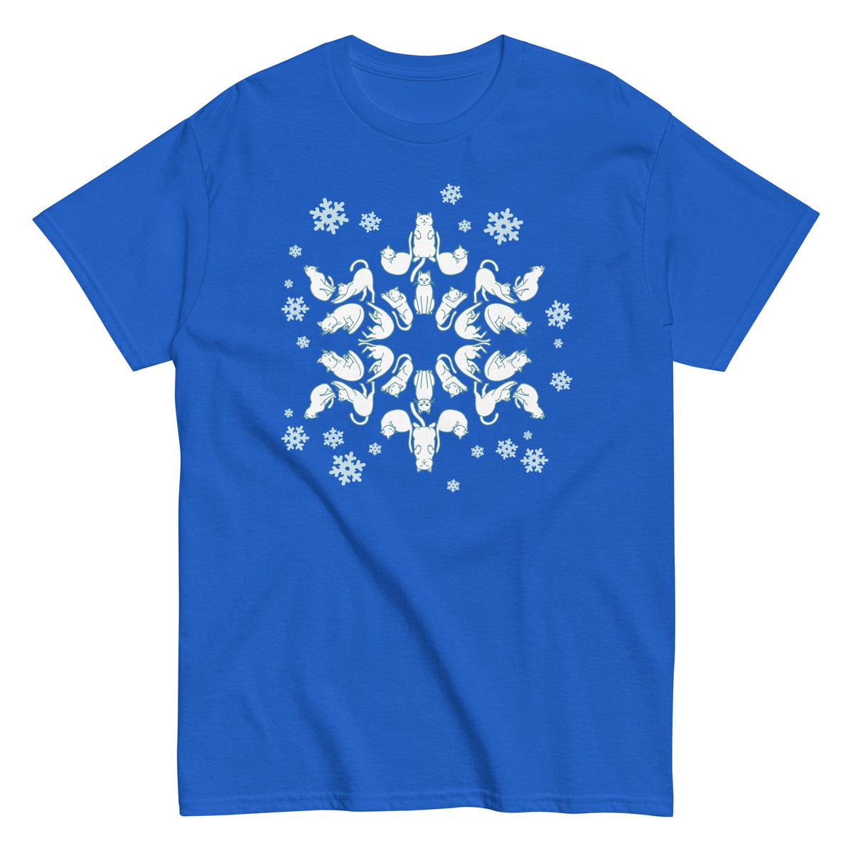 Cat Snowflake Men's Classic Tee product image 1