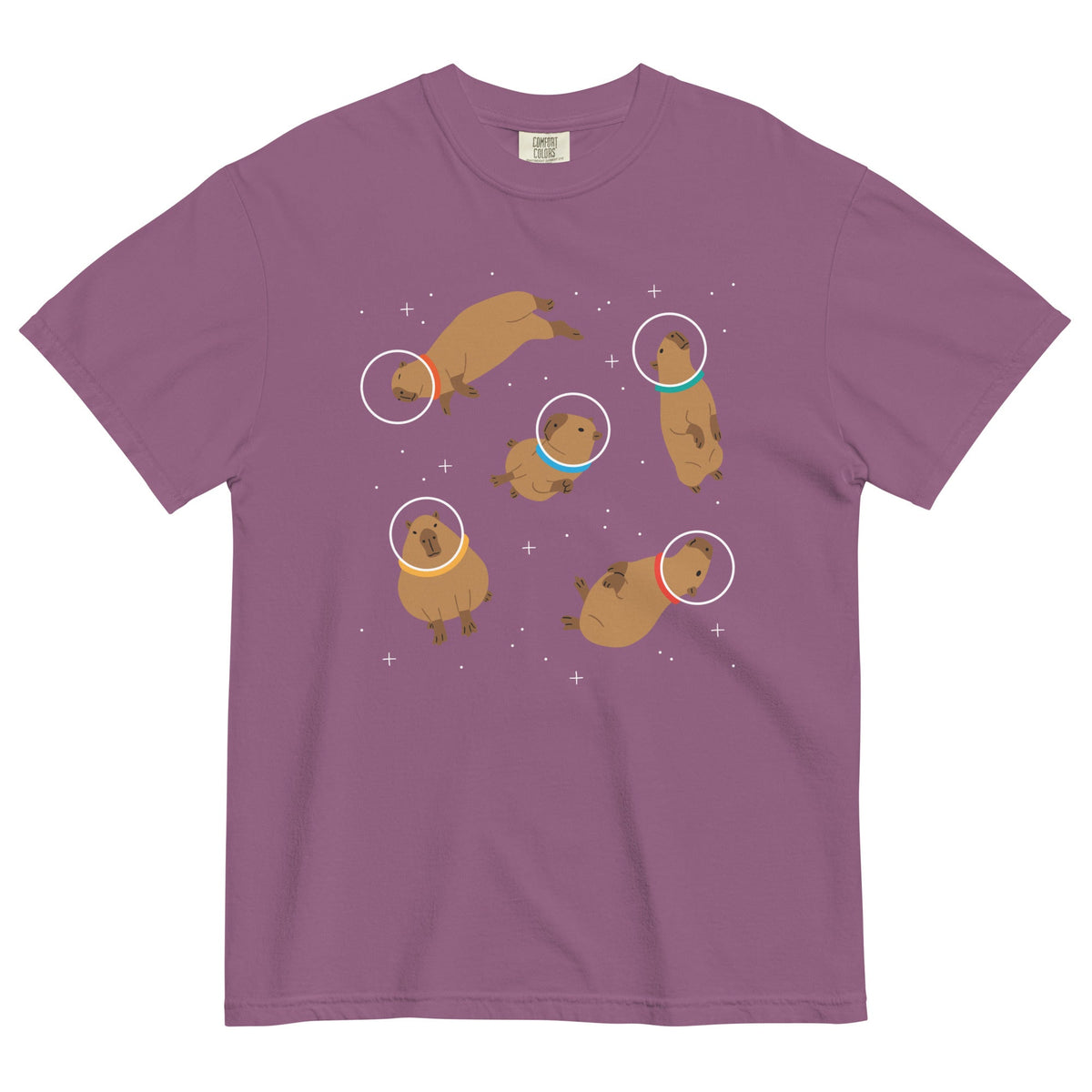 Capybaras In Space Men's Relaxed Fit Tee product image 5