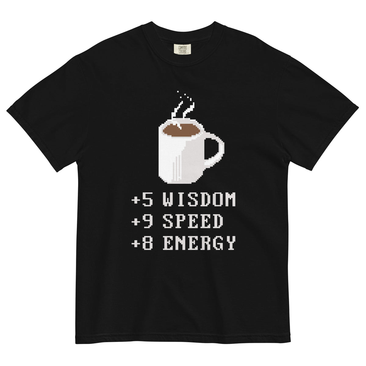 Coffee Plus To Stats Men's Relaxed Fit Tee product image 1