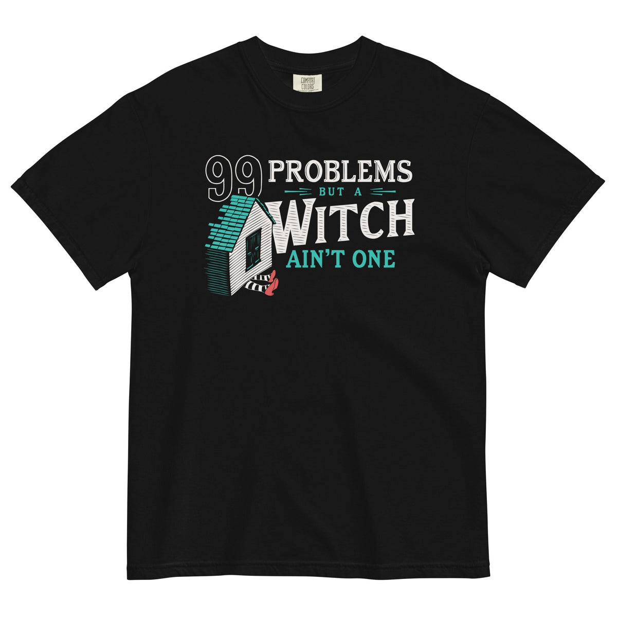 99 Problems But A Witch Ain't One Men's Relaxed Fit Tee product image 2