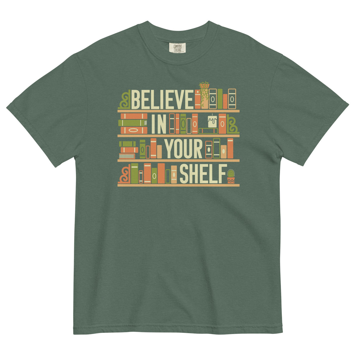 Believe In Your Shelf Men's Relaxed Fit Tee product image 3