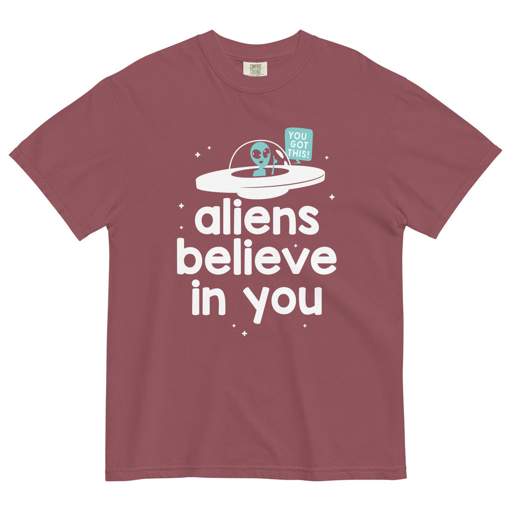 Aliens Believe In You Men's Relaxed Fit Tee product image 1