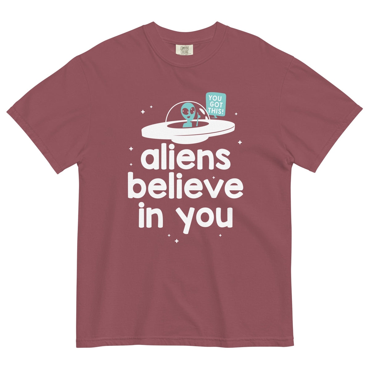 Aliens Believe In You Men's Relaxed Fit Tee product image 1