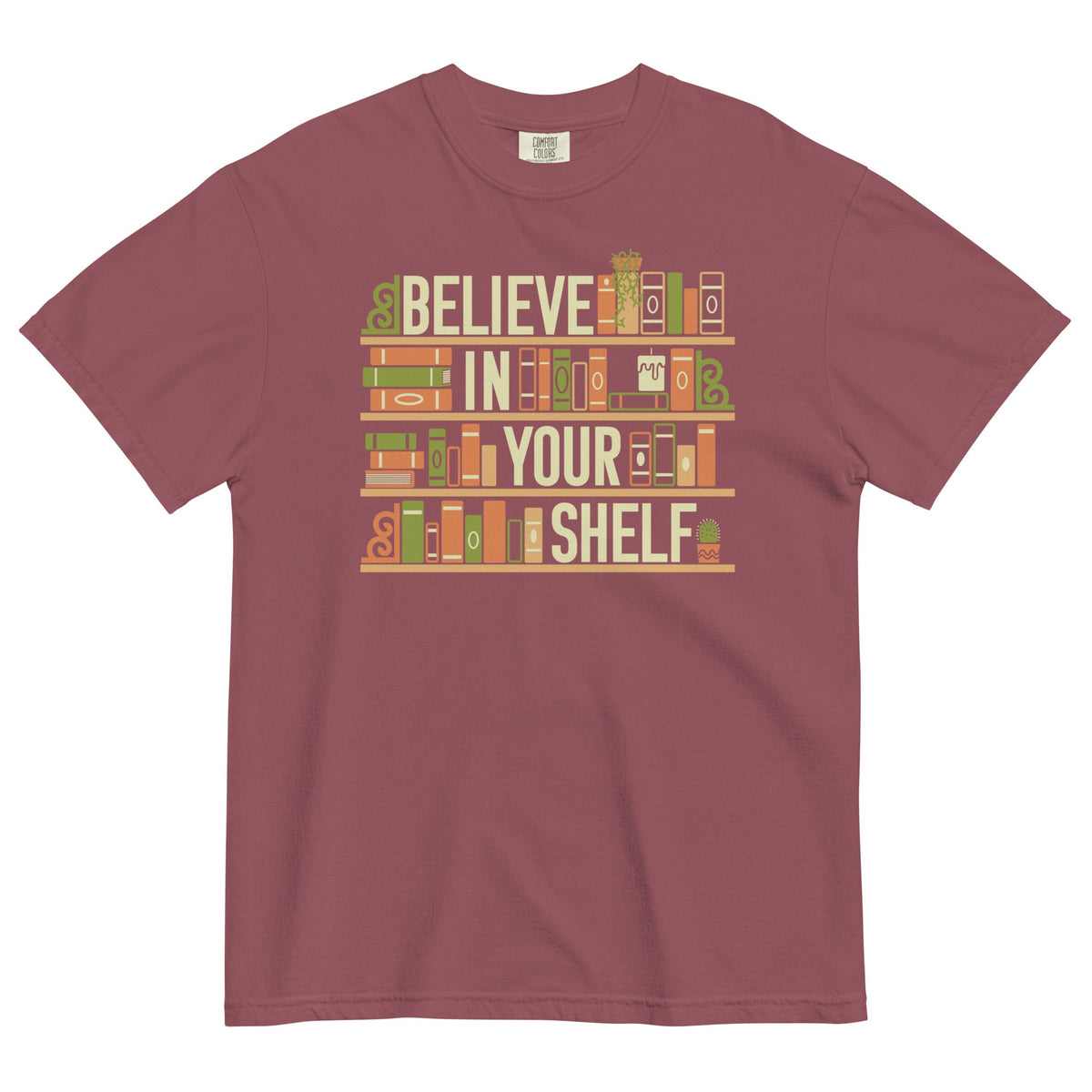 Believe In Your Shelf Men's Relaxed Fit Tee product image 5
