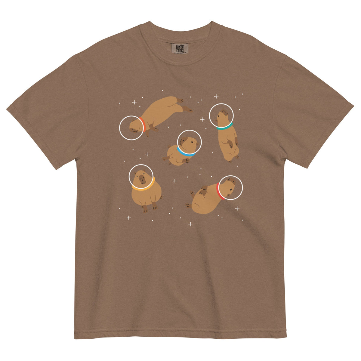 Capybaras In Space Men's Relaxed Fit Tee product image 6