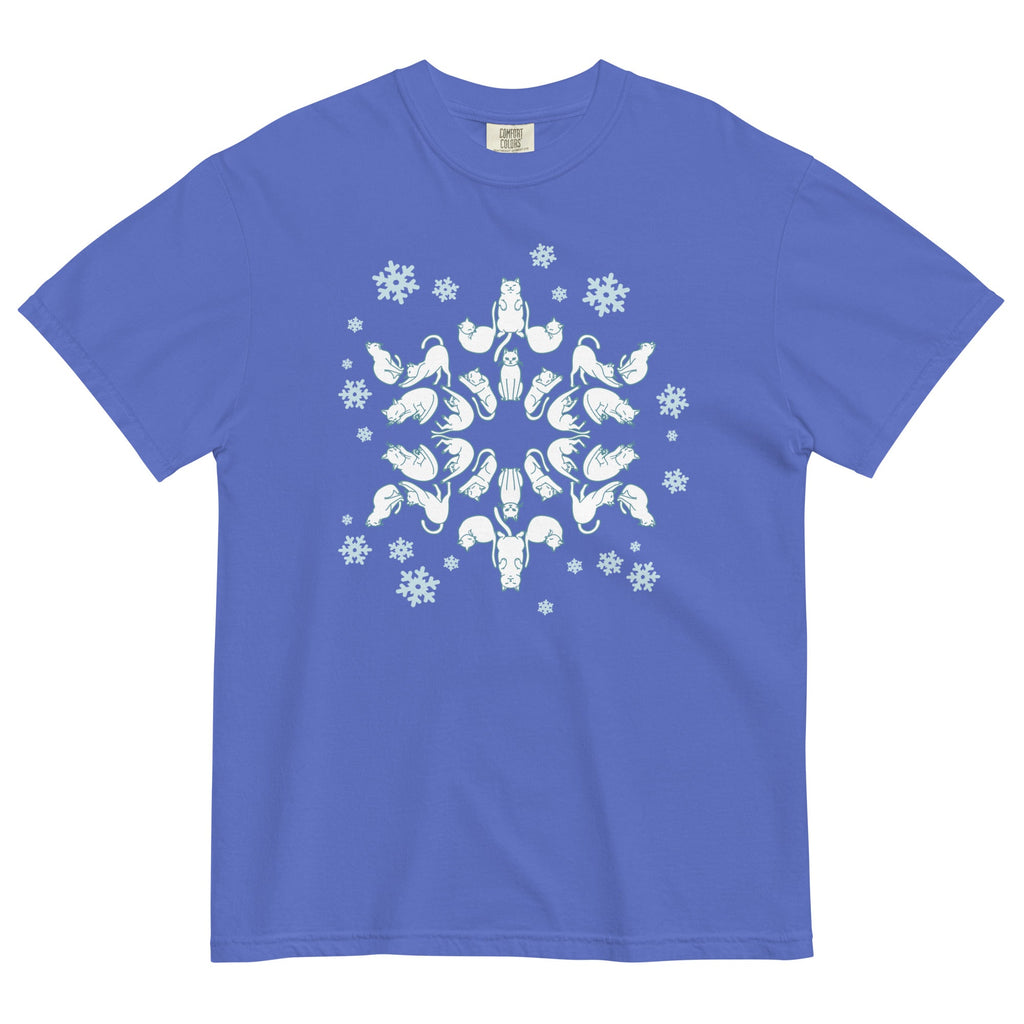Cat Snowflake Men's Relaxed Fit Tee product image 1