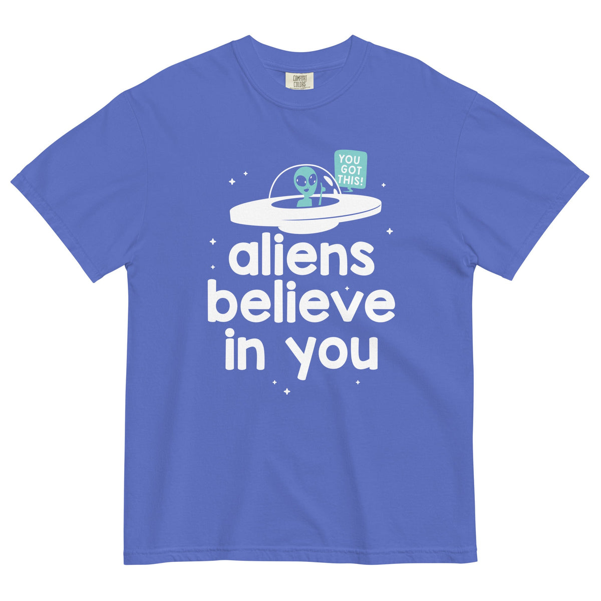 Aliens Believe In You Men's Relaxed Fit Tee product image 5