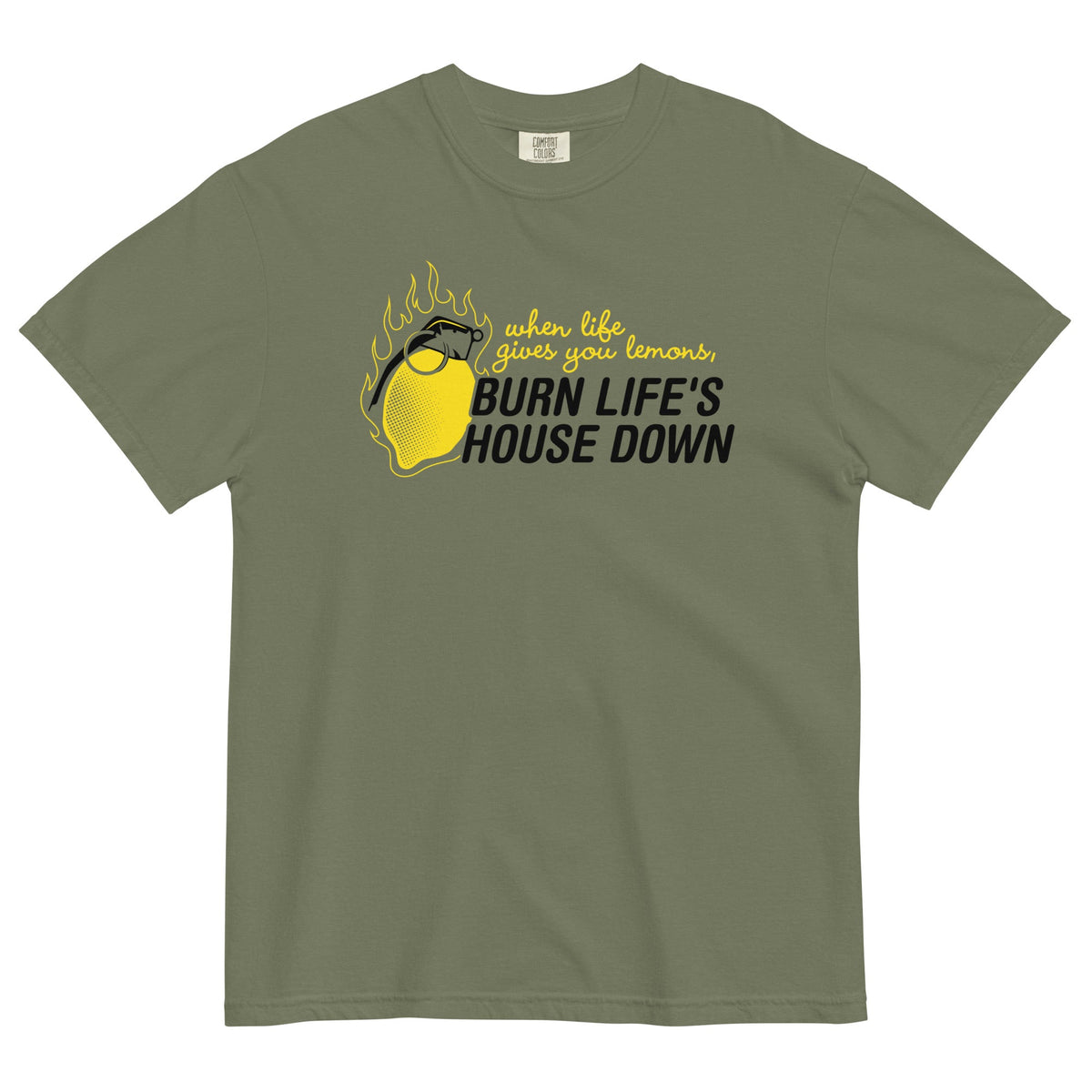 Burn Life's House Down Men's Relaxed Fit Tee product image 4