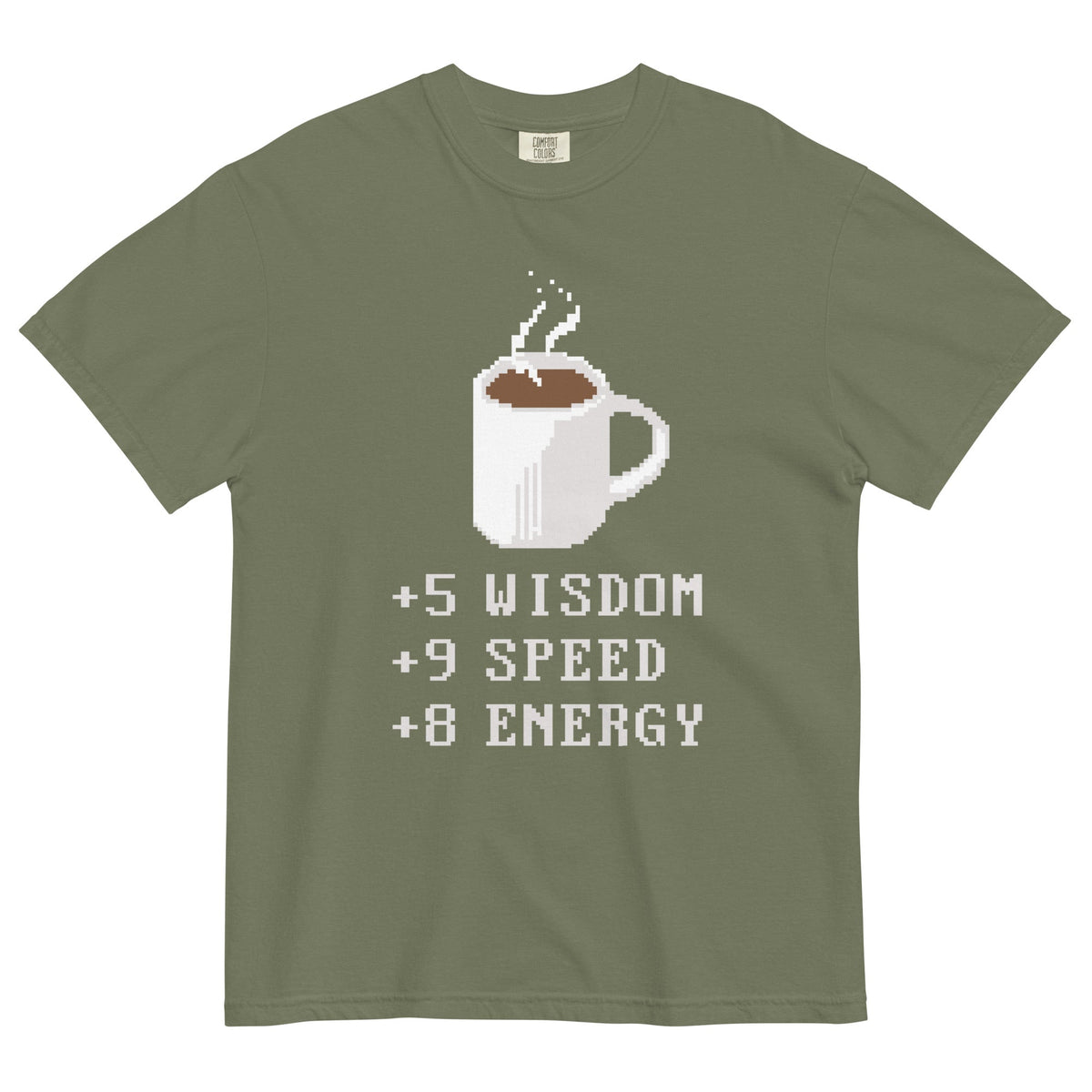 Coffee Plus To Stats Men's Relaxed Fit Tee product image 2