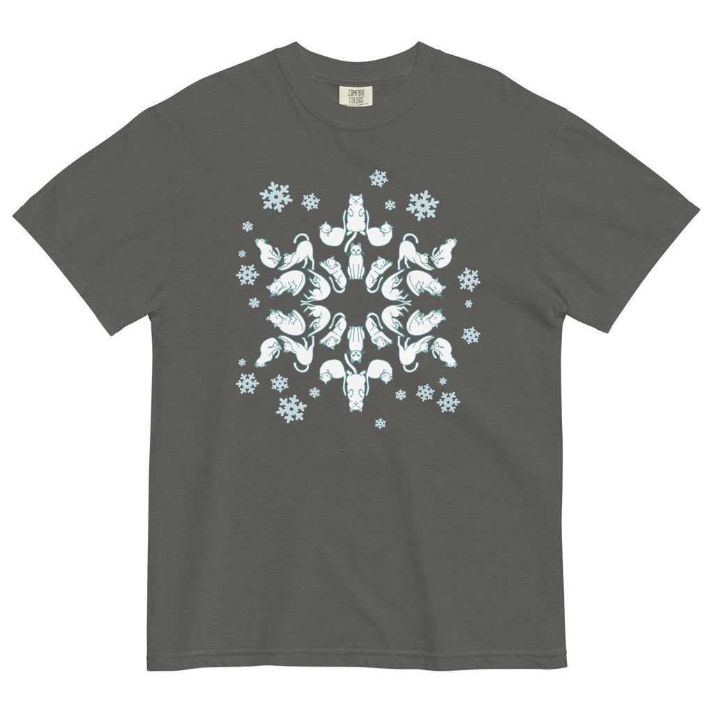 Cat Snowflake Men's Relaxed Fit Tee product image 3
