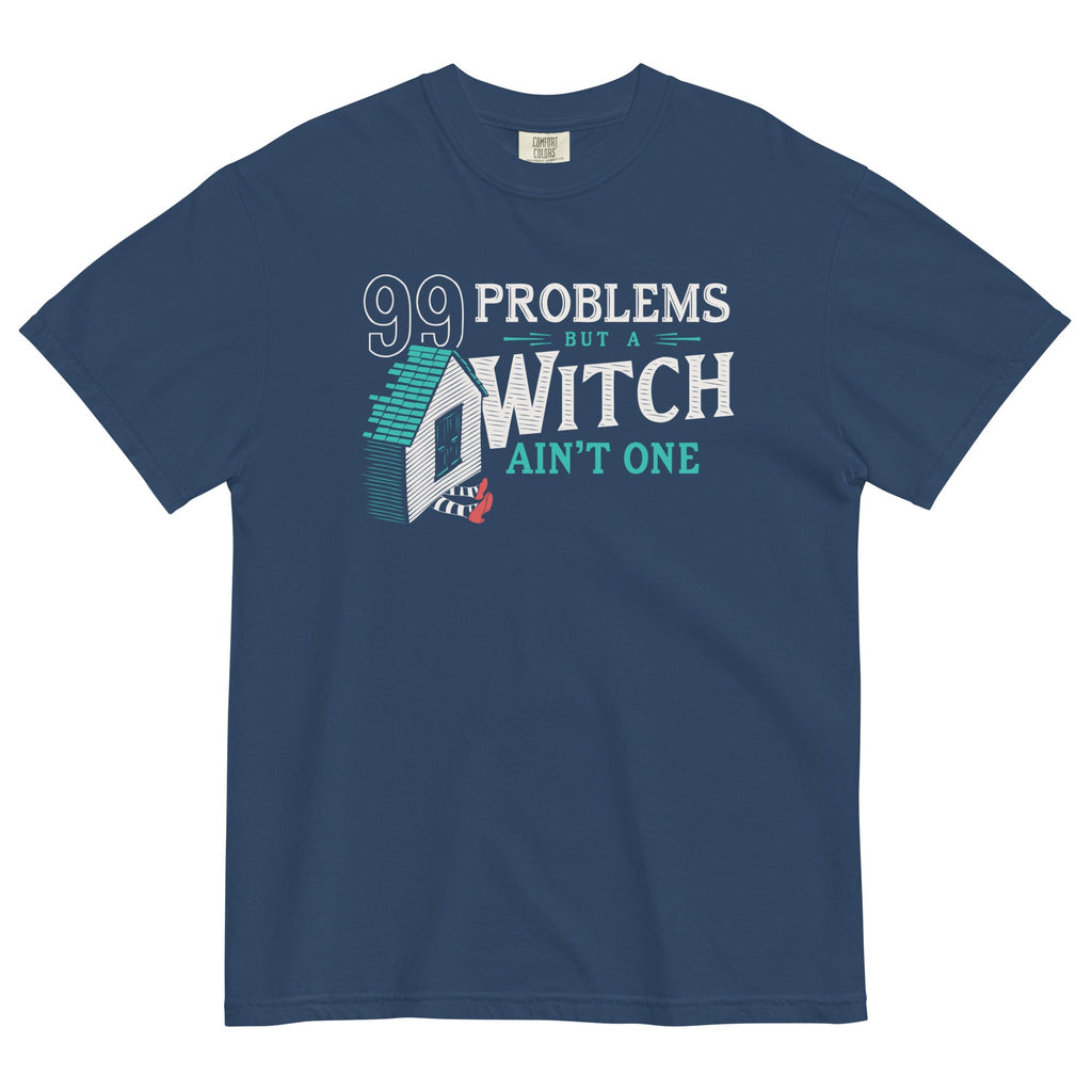99 Problems But A Witch Ain't One Men's Relaxed Fit Tee product image 3