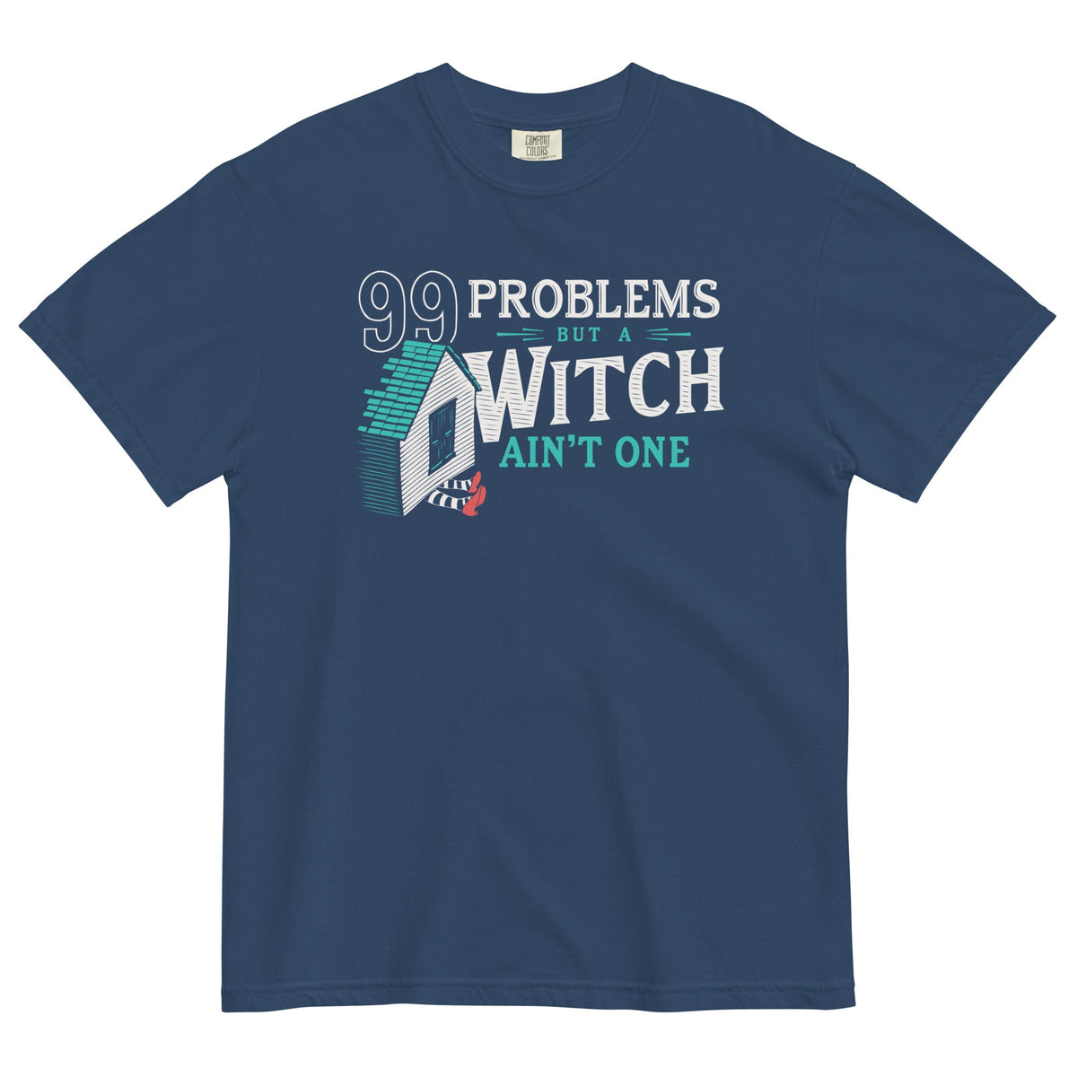99 Problems But A Witch Ain't One Men's Relaxed Fit Tee product image 3