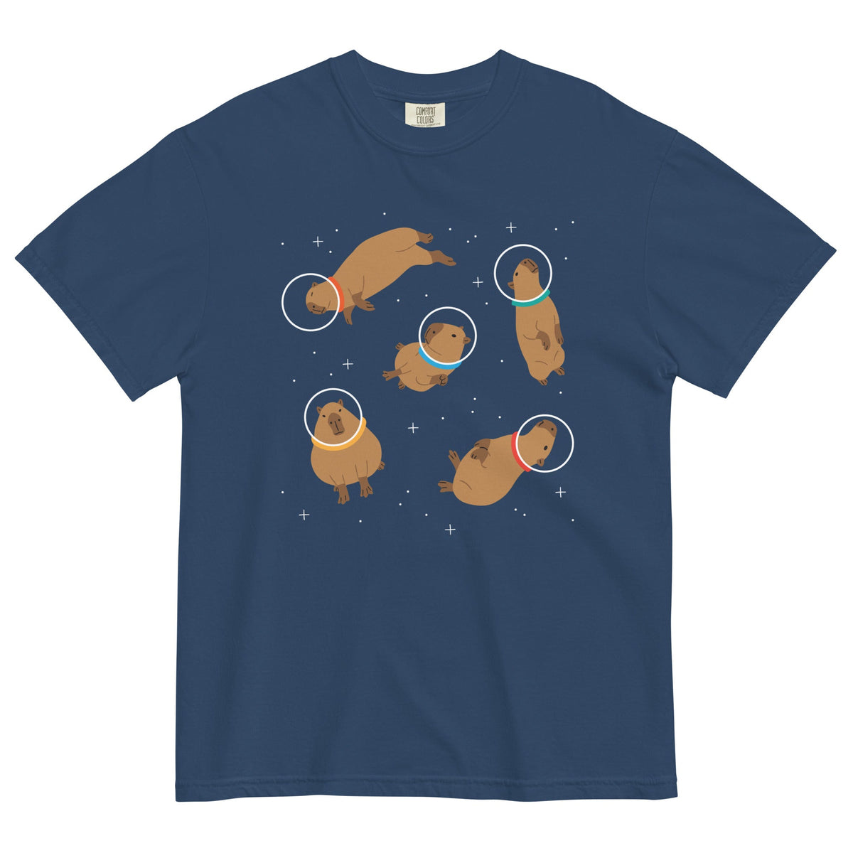 Capybaras In Space Men's Relaxed Fit Tee product image 2
