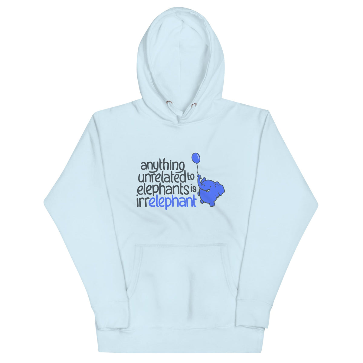 Anything Unrelated Elephants Unisex Hoodie product image 2