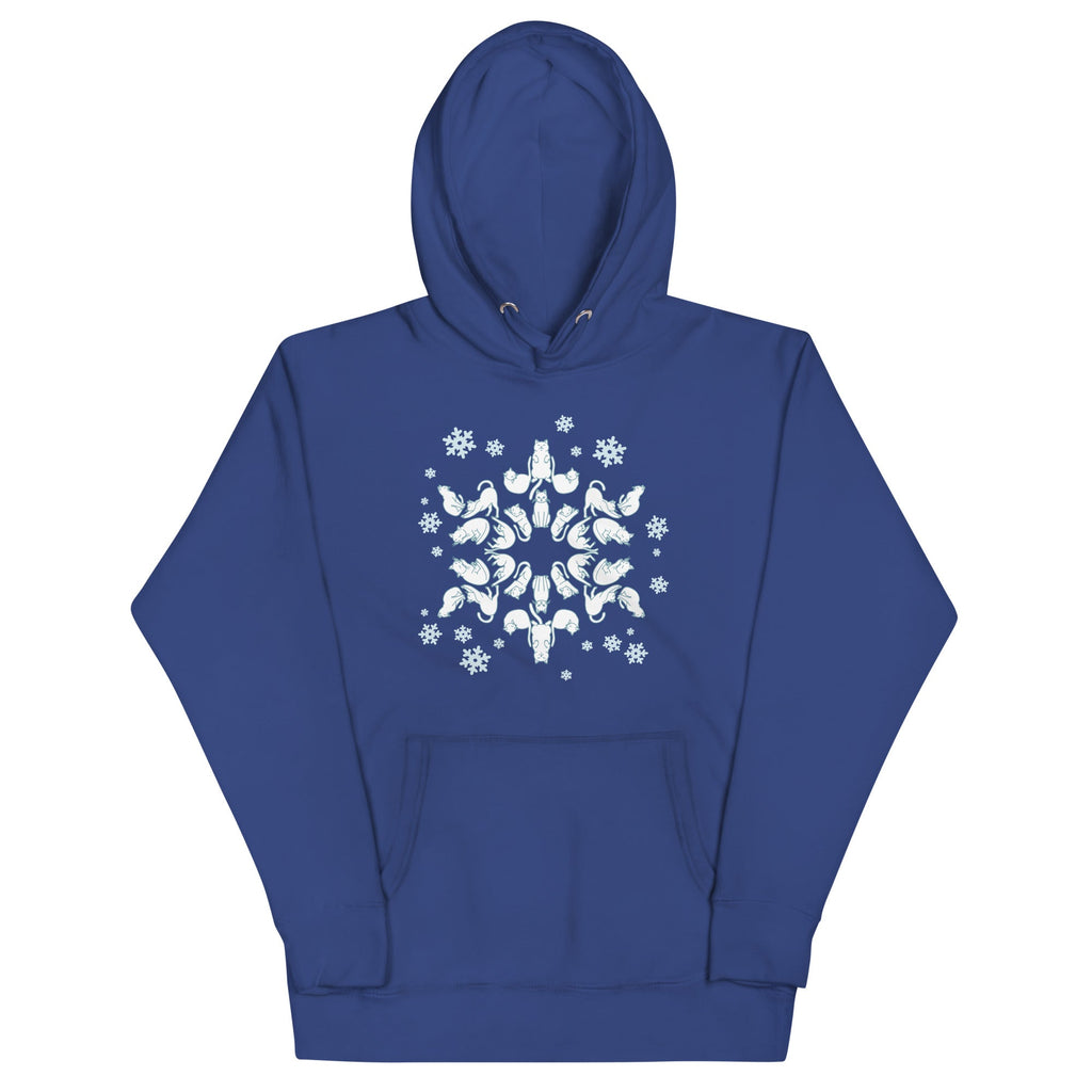Cat Snowflake Unisex Hoodie product image 1