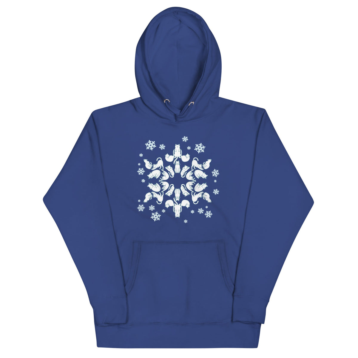 Cat Snowflake Unisex Hoodie product image 1