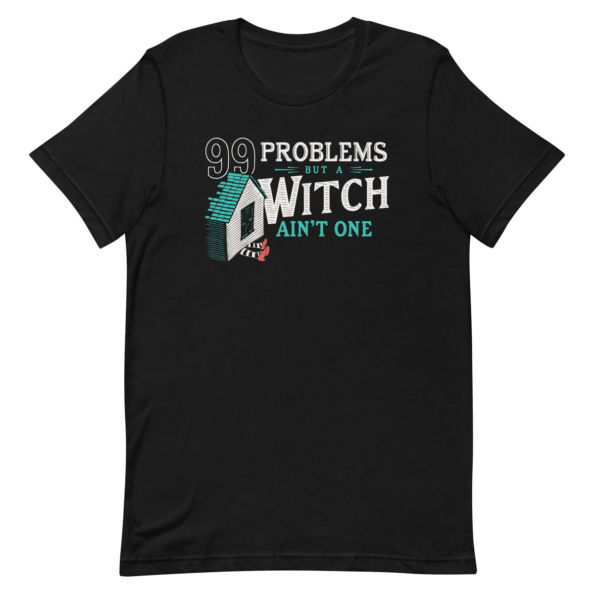 99 Problems But A Witch Ain't One Men's Signature Tee product image 1