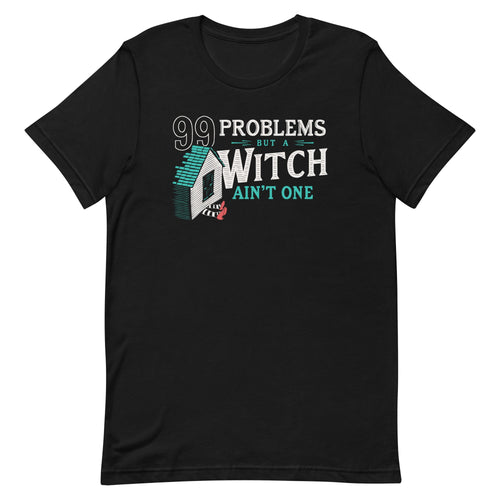 99 Problems But A Witch Ain't One Men's Signature Tee product image 1