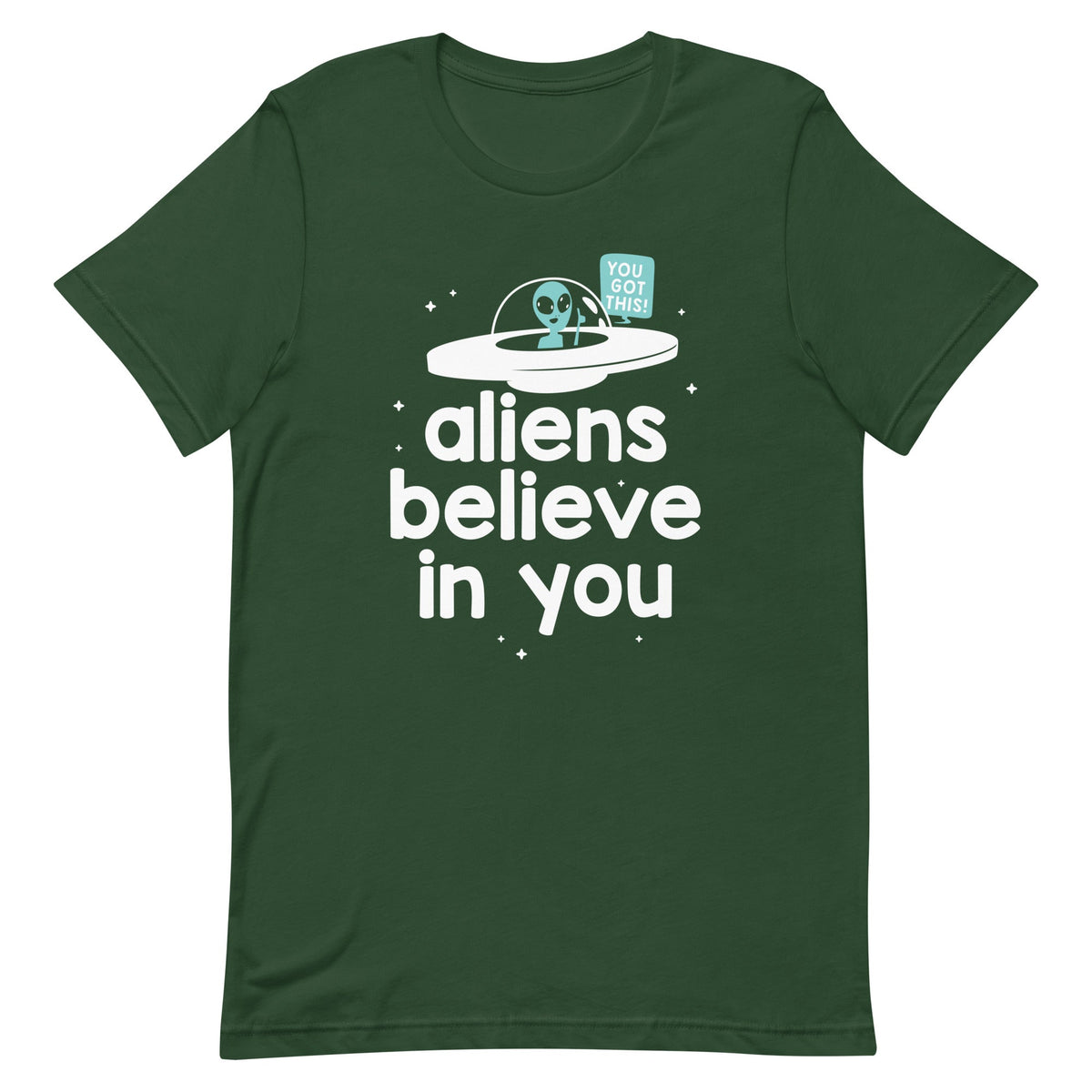 Aliens Believe In You Men's Signature Tee product image 4
