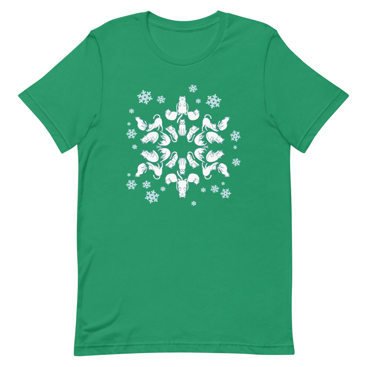 Cat Snowflake Men's Signature Tee product image 5
