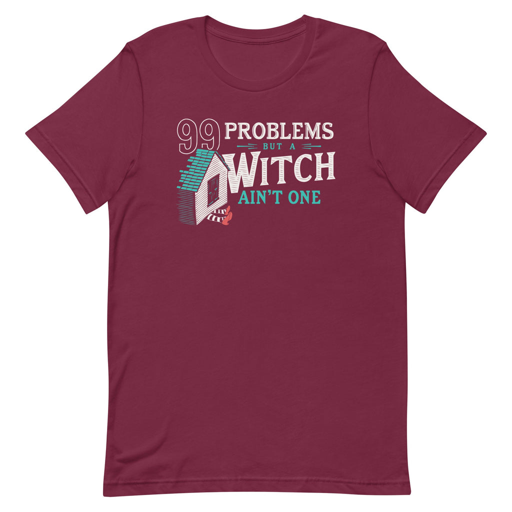 99 Problems But A Witch Ain't One Men's Signature Tee product image 3