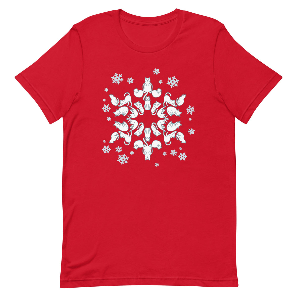 Cat Snowflake Men's Signature Tee product image 3