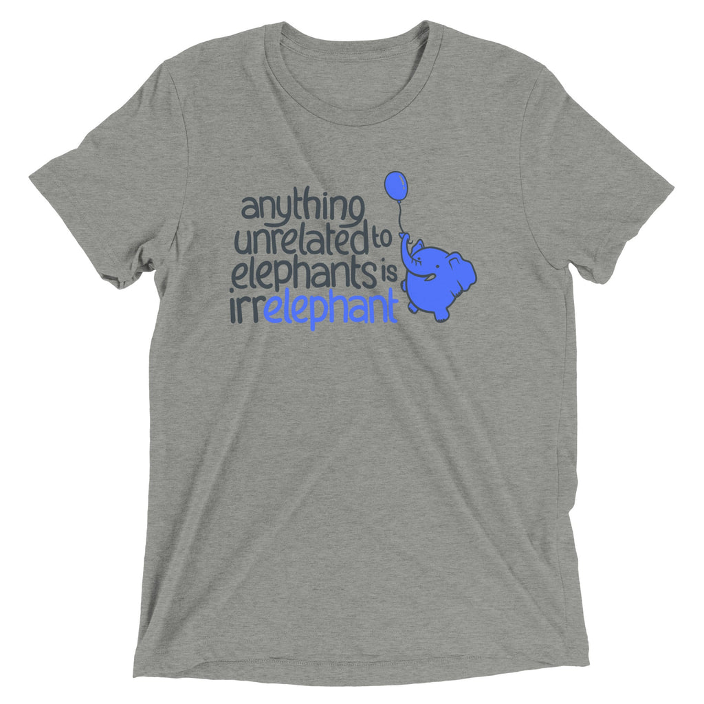 Anything Unrelated Elephants Men's Tri-Blend Tee product image 1