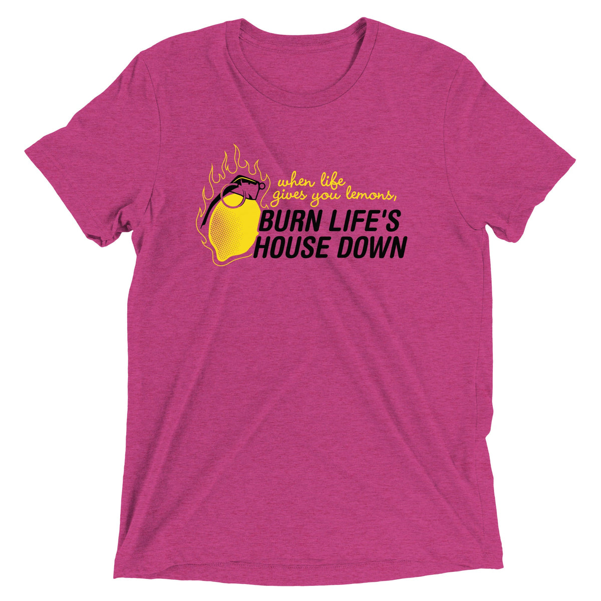Burn Life's House Down Men's Tri-Blend Tee product image 1