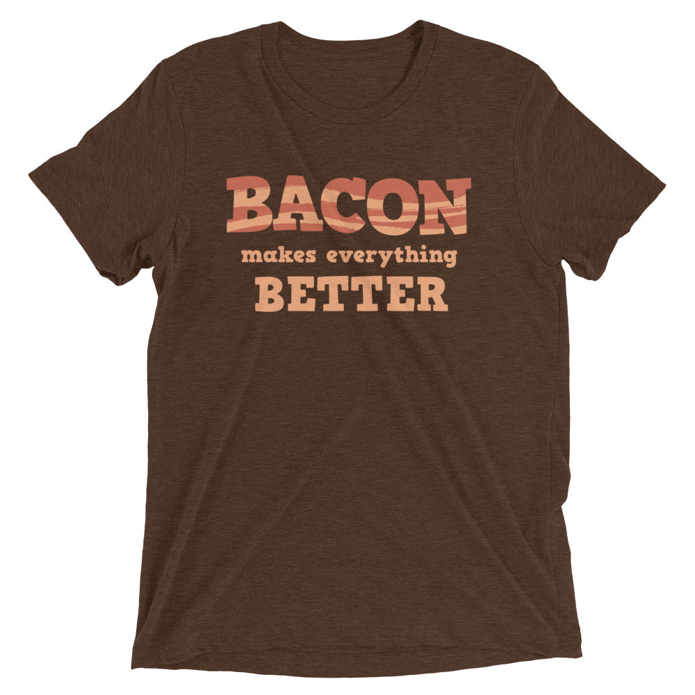 Bacon Makes Everything Better Men's Tri-Blend Tee product image 3