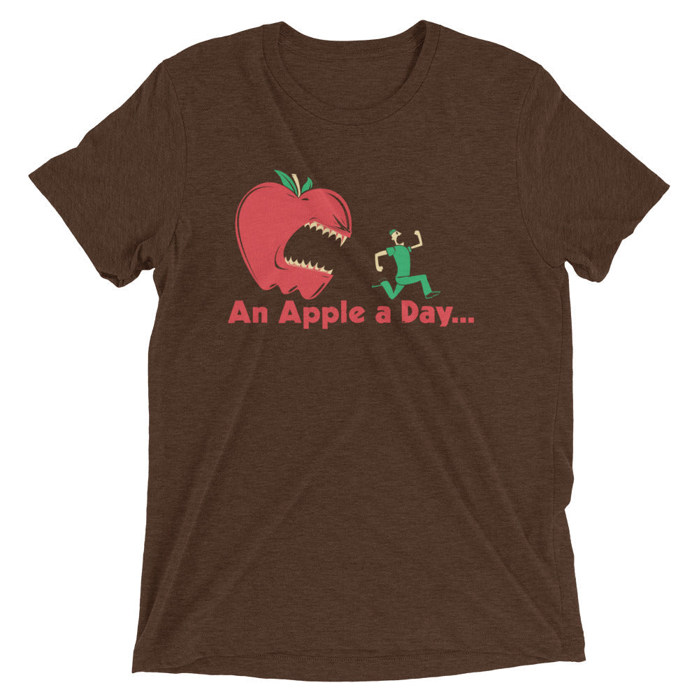 An Apple A Day... Men's Tri-Blend Tee product image 1