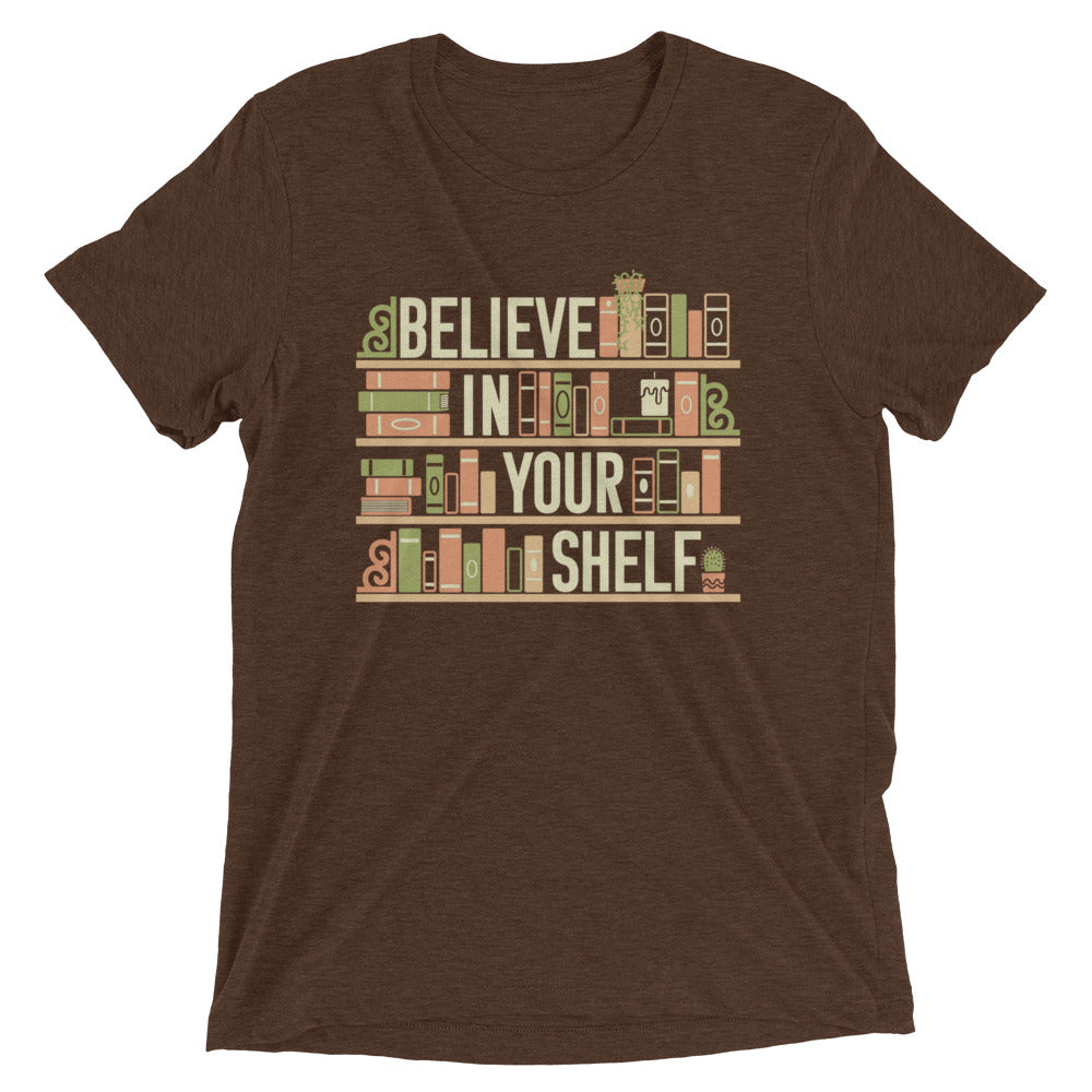 Believe In Your Shelf Men's Tri-Blend Tee product image 1
