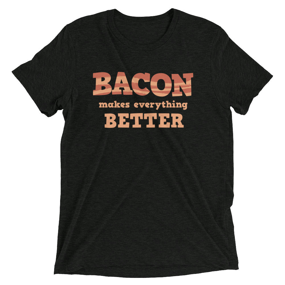 Bacon Makes Everything Better Men's Tri-Blend Tee product image 1